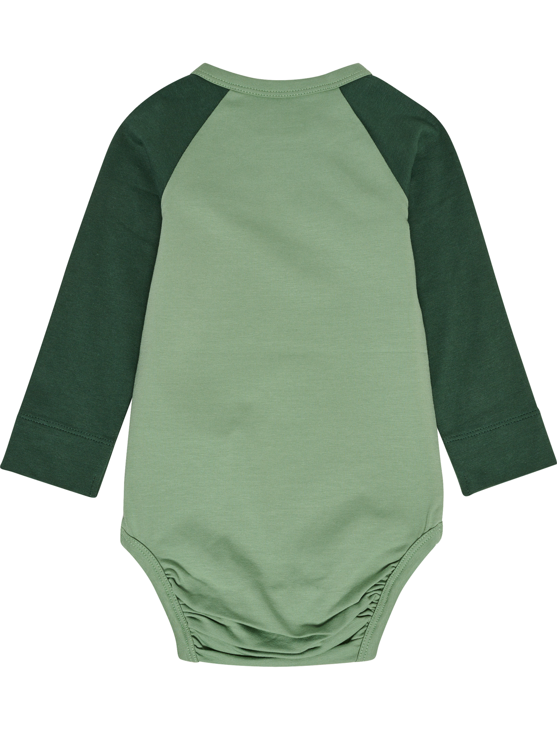hmlSTRIPED BODY L/S, HEDGE GREEN, packshot