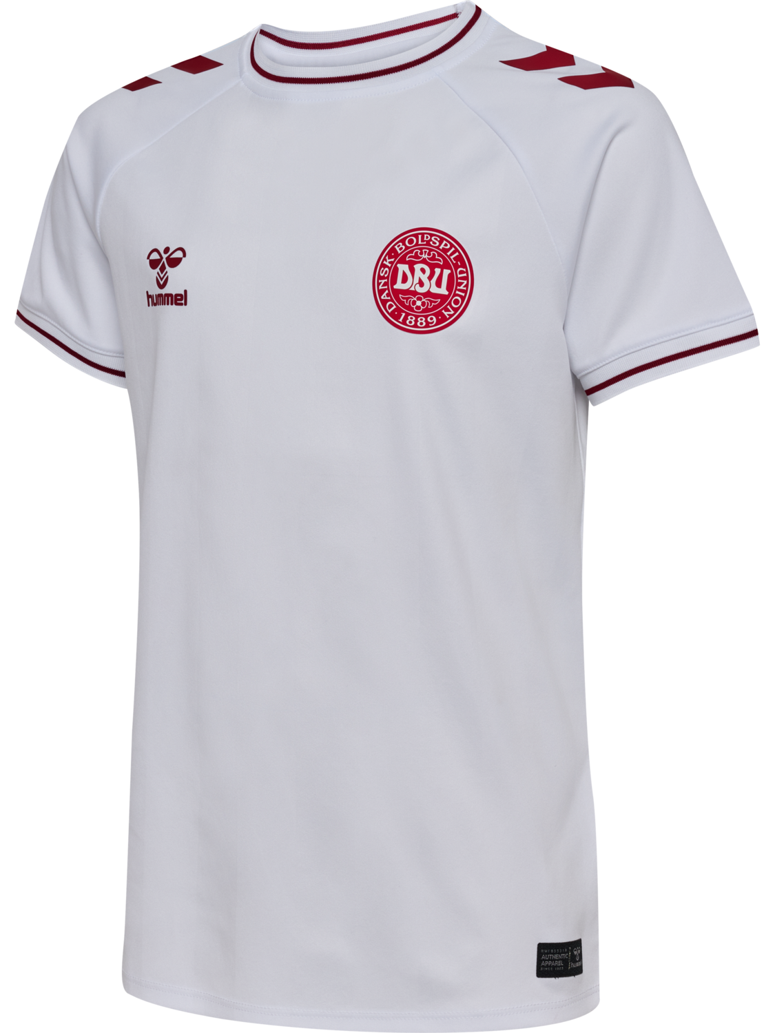 DBU WOMAN 25 AWAY JERSEY S/S KIDS, WHITE, packshot