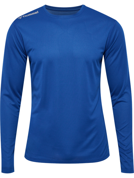 hmlRUN JERSEY L/S, TRUE BLUE, packshot