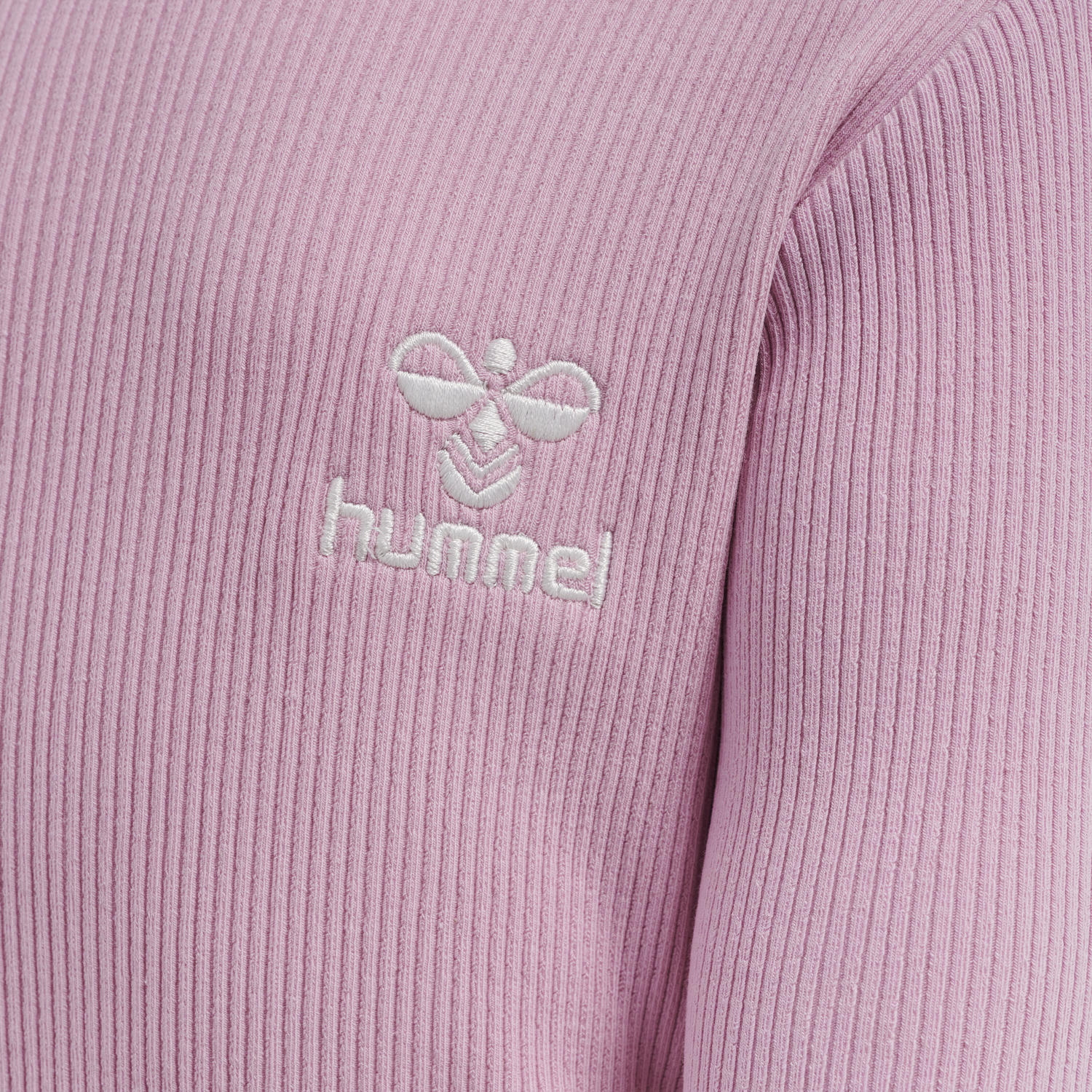 hmlSAMI T-SHIRT L/S, MAUVE MIST, packshot