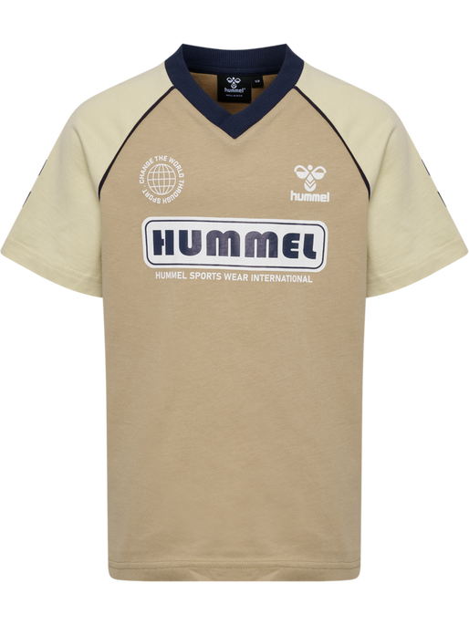 hmlROLF T-SHIRT S/S, CORNSTALK, packshot