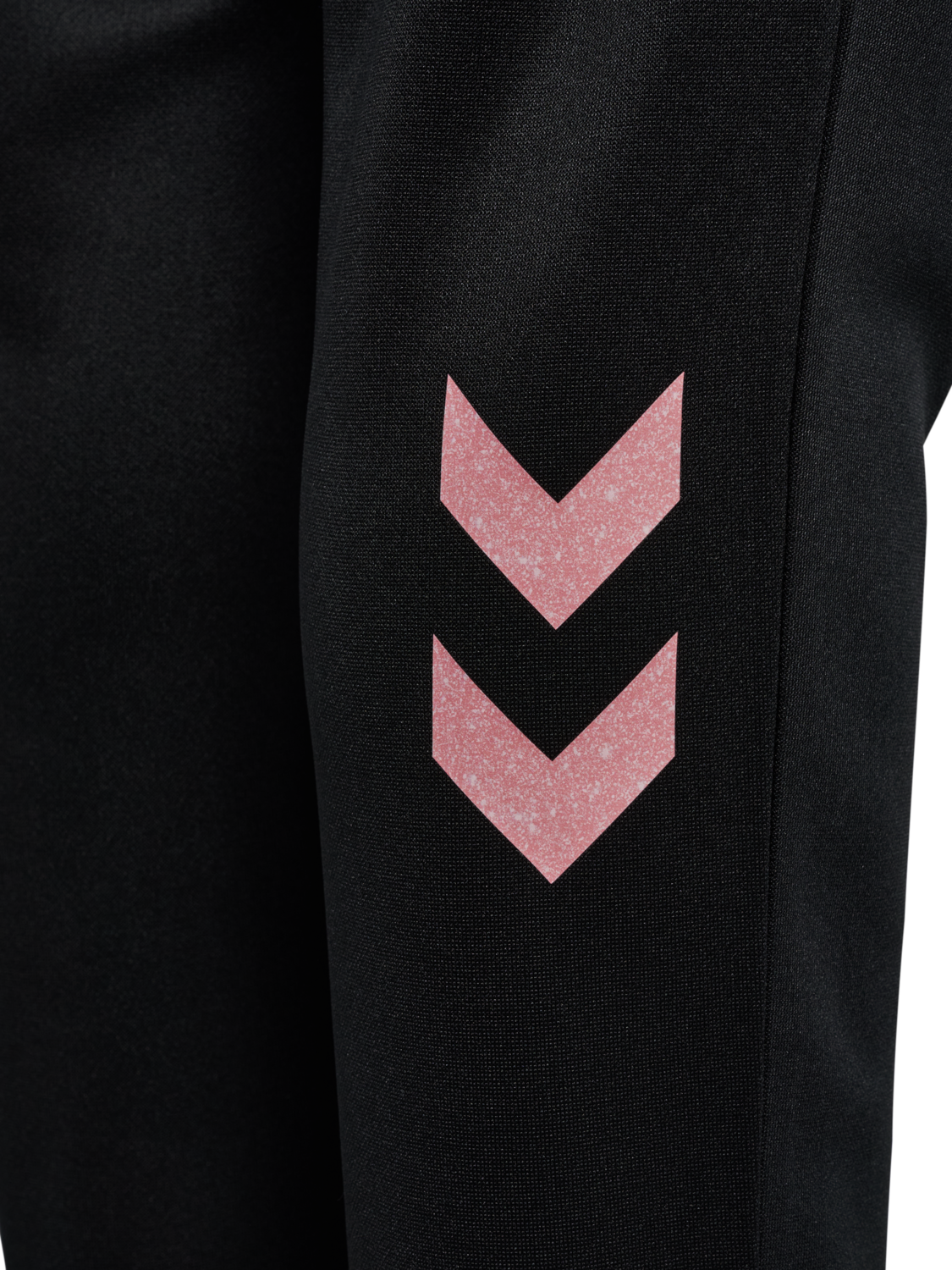 hmlSHIMMER TRAINING PANTS KIDS, BLACK/BRIDAL ROSE, packshot