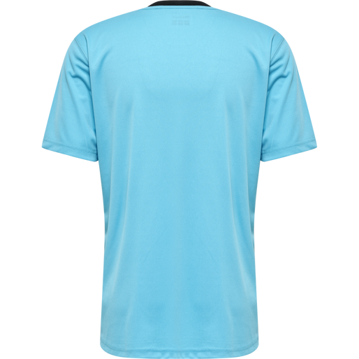 hmlREFEREE CHEVRON JERSEY S/S, SCUBA BLUE, packshot