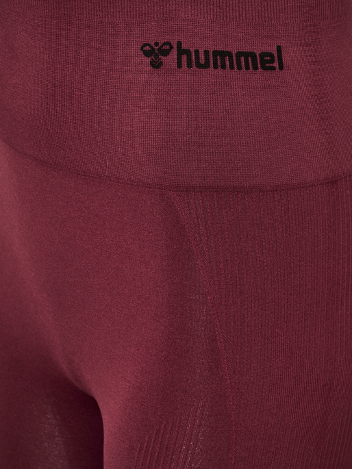 hmlTIF SEAMLESS HIGH WAIST TIGHTS, BITTER CHOCOLATE, packshot