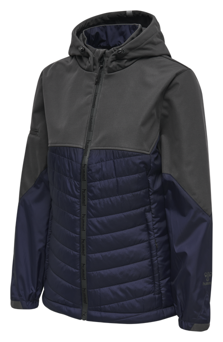 hmlNORTH HYBRID JACKET WOMAN, ASPHALT, packshot