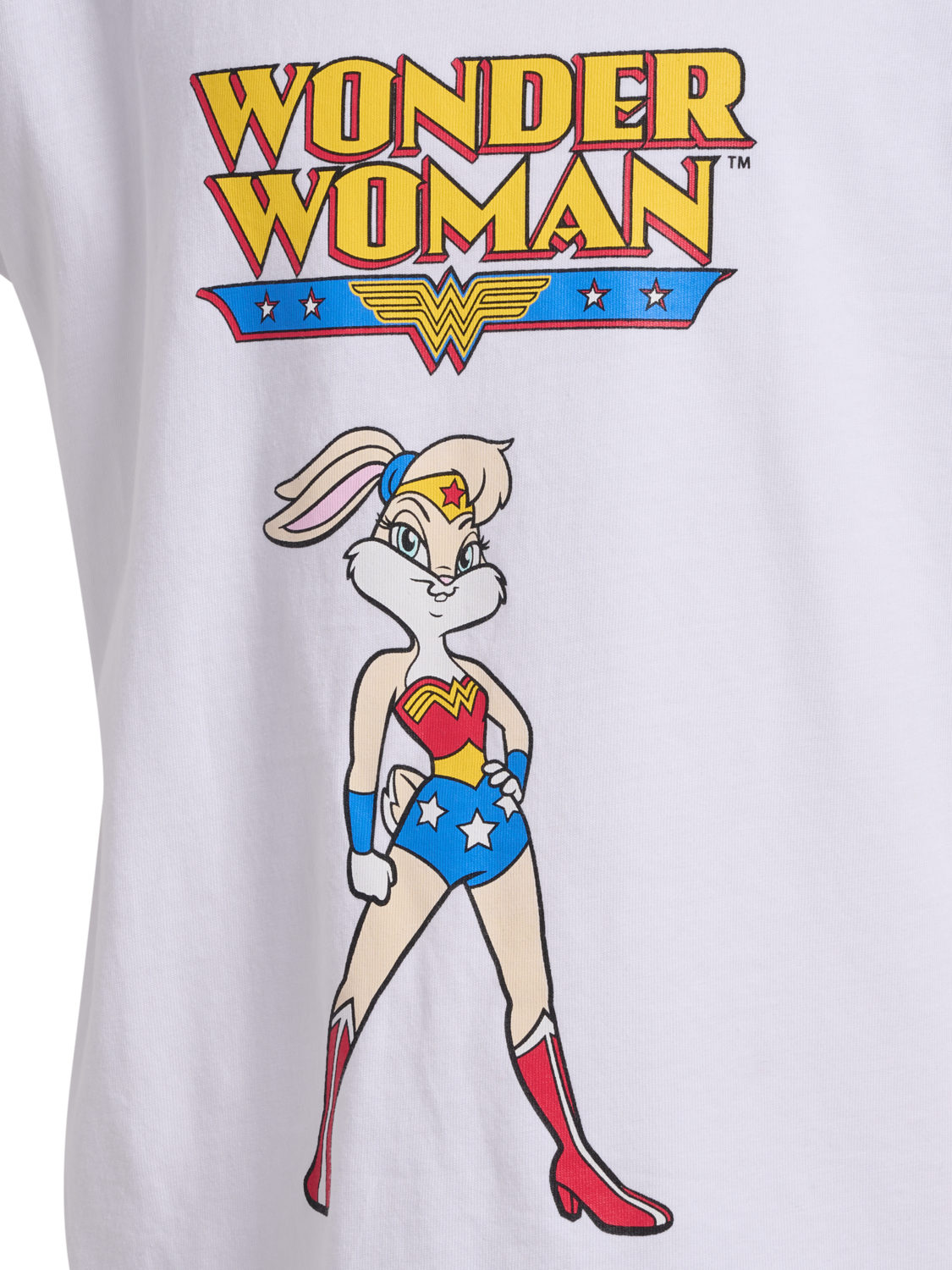 hmlLOLA BUNNY T-SHIRT S/S, WHITE, packshot