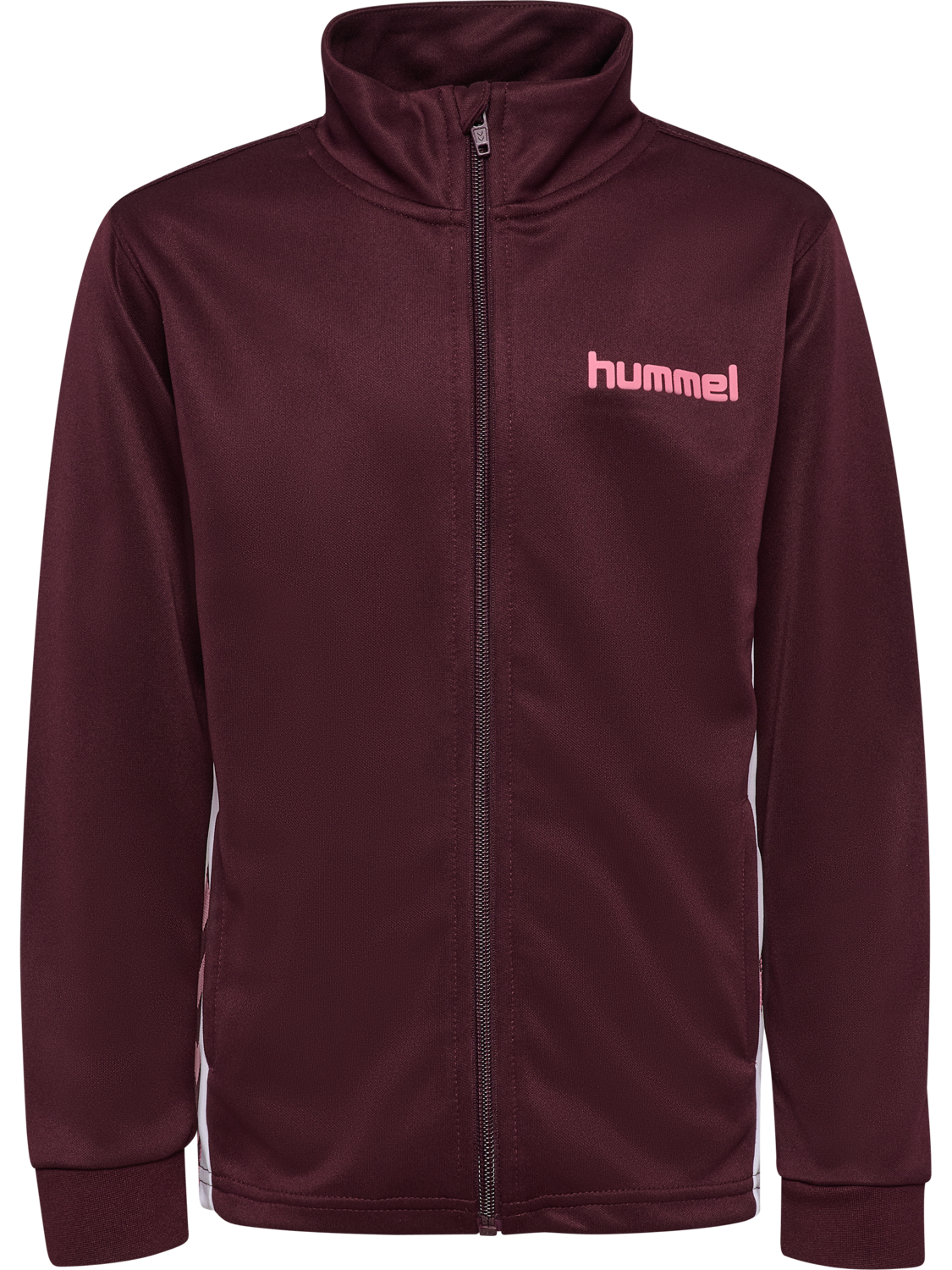 hmlJR CHEVRON ZIP JACKET, WINETASTING, packshot
