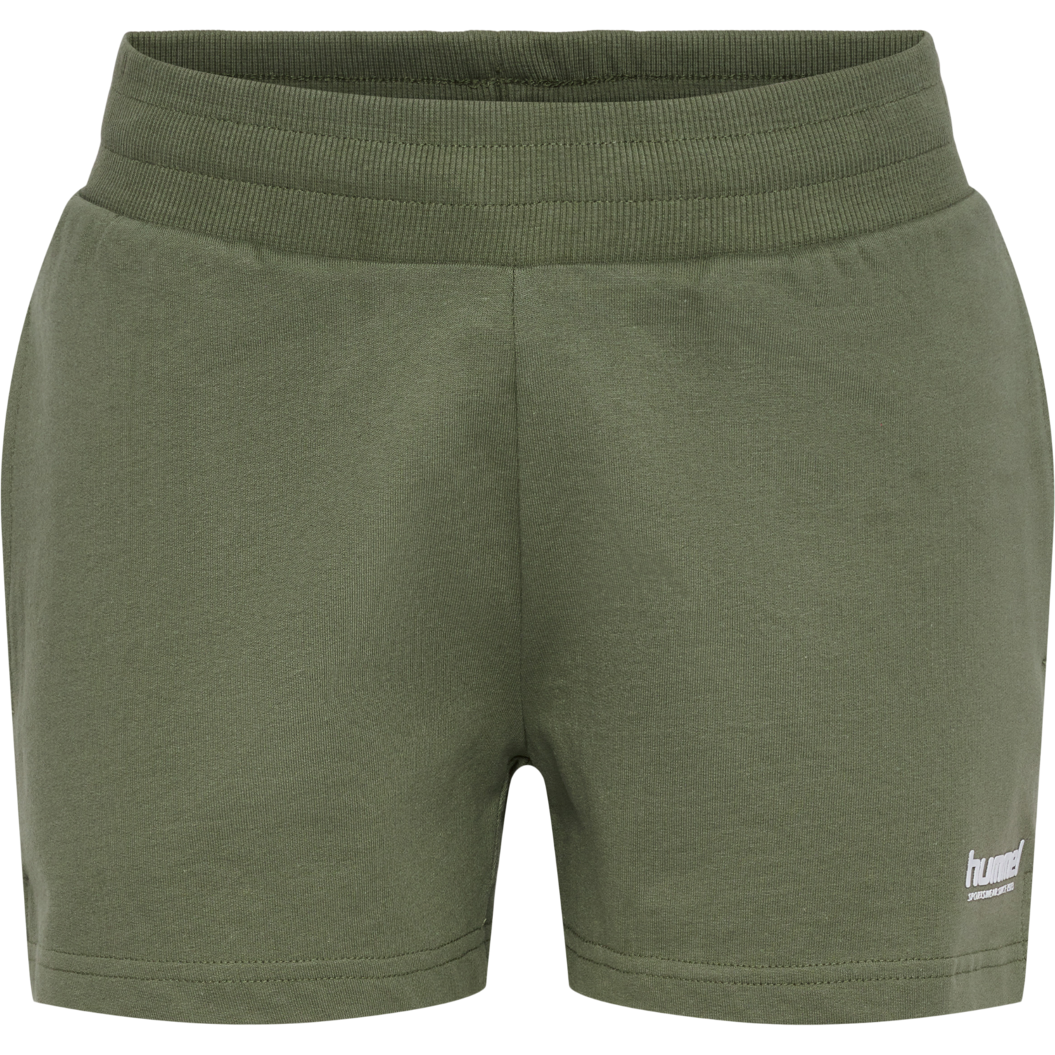hmlLGC SENNA SWEAT SHORTS, FOUR LEAF CLOVER, packshot