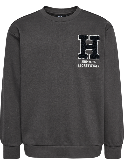 hmlALLTON SWEATSHIRT, FORGED IRON, packshot