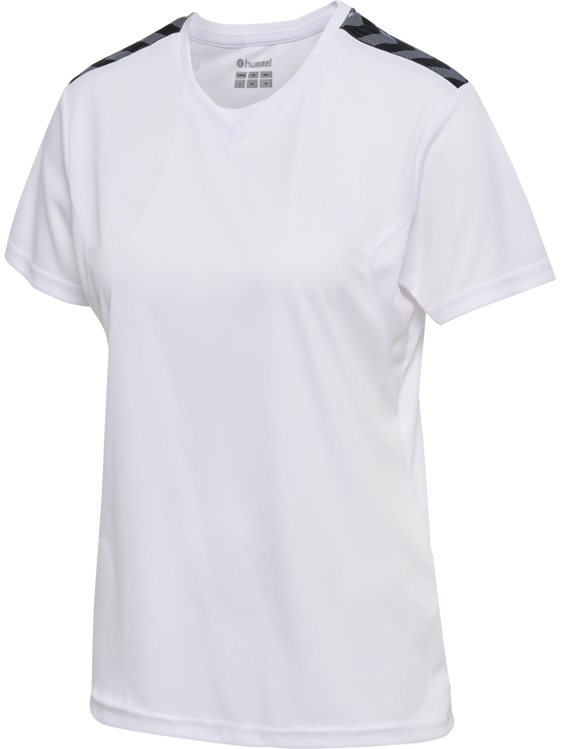 hmlAUTHENTIC PL JERSEY S/S WOMAN, WHITE, packshot