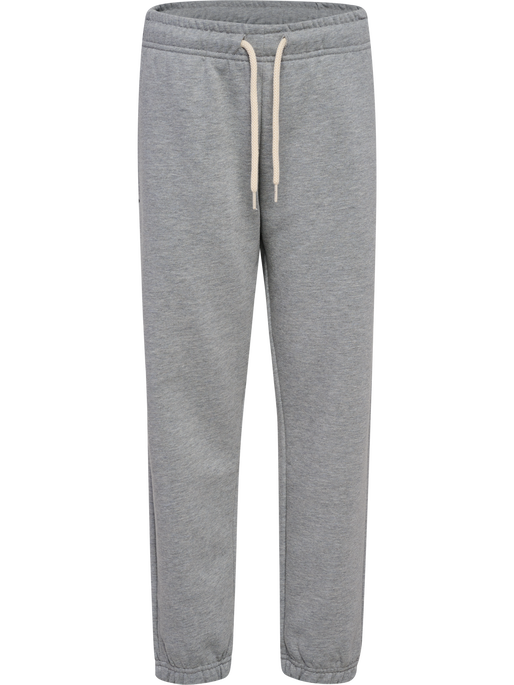 hmlJR LOOSE SWEATPANTS BEE, GREY MELANGE hmlJR LOOSE SWEATPANTS BEE, GREY MELANGE, packshot