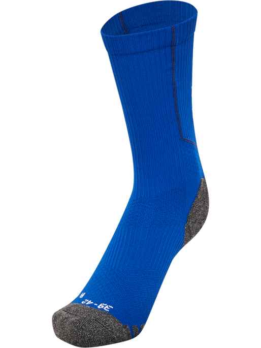 hmlPRO TRAINING SOCKS LOW, TRUE BLUE/WHITE, packshot