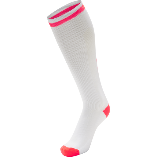 ELITE INDOOR SOCK HIGH, WHITE, packshot