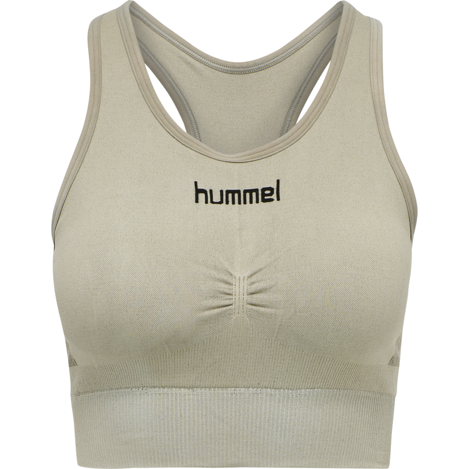 HUMMEL FIRST SEAMLESS BRA WOMEN, LONDON FOG, packshot