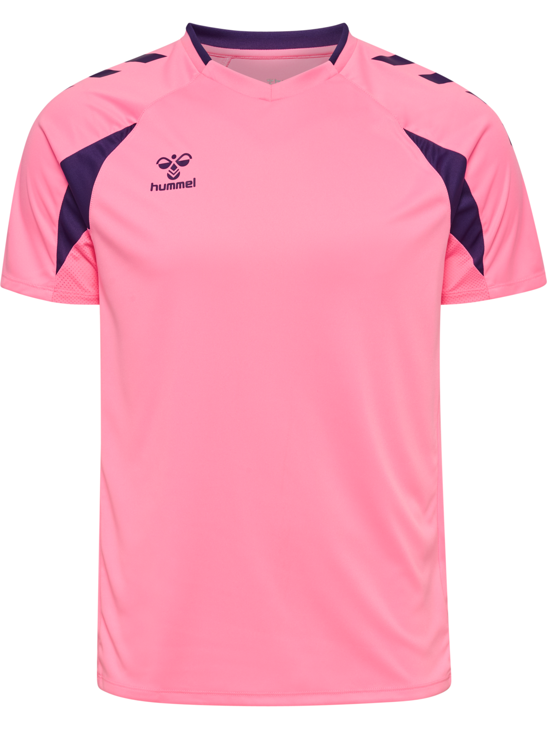 hmlCORE 2.0 JERSEY S/S, COTTON CANDY/ACAI, packshot