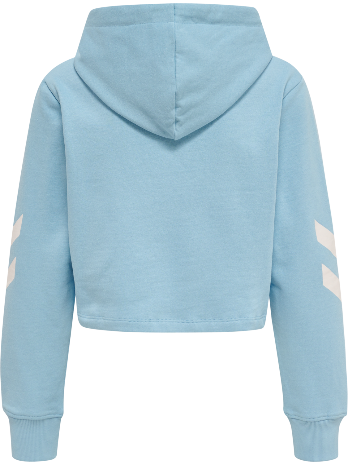 hmlLEGACY WOMAN CROPPED HOODIE, PLACID BLUE, packshot