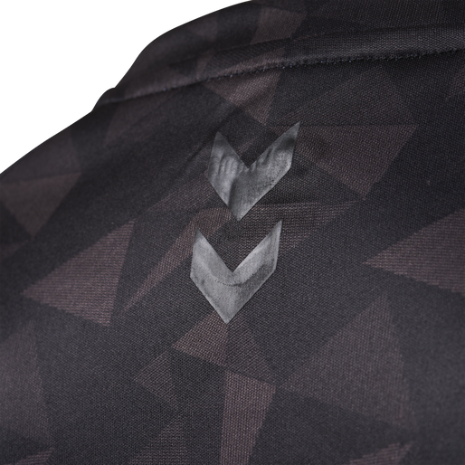 hmlACTIVE KIDS POLY JERSEY SS, BLACK, packshot