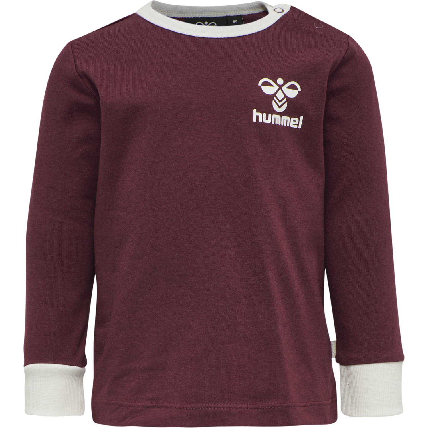 hmlMAUILINO T-SHIRT L/S, CHOCOLATE TRUFFLE, packshot