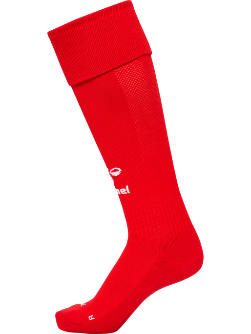 hmlESSENTIAL FOOTBALL SOCKS, TRUE RED/WHITE, packshot