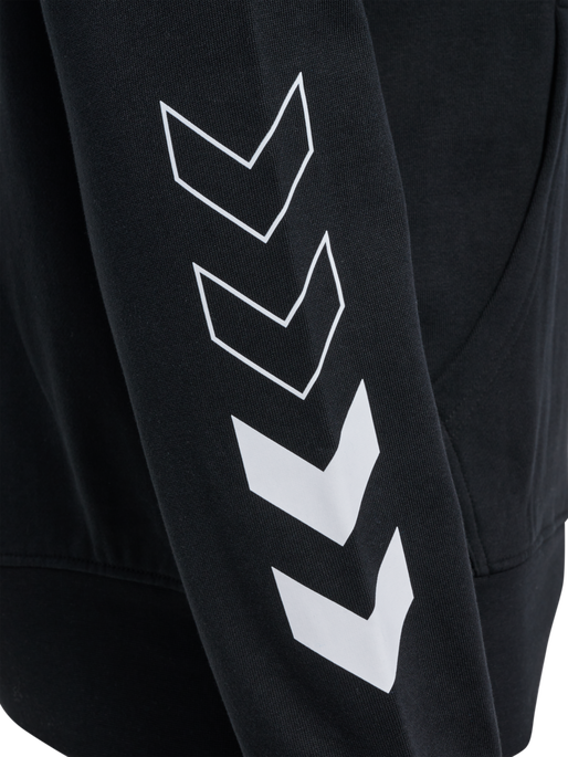 hmlELEMENTAL HOODIE, BLACK, packshot