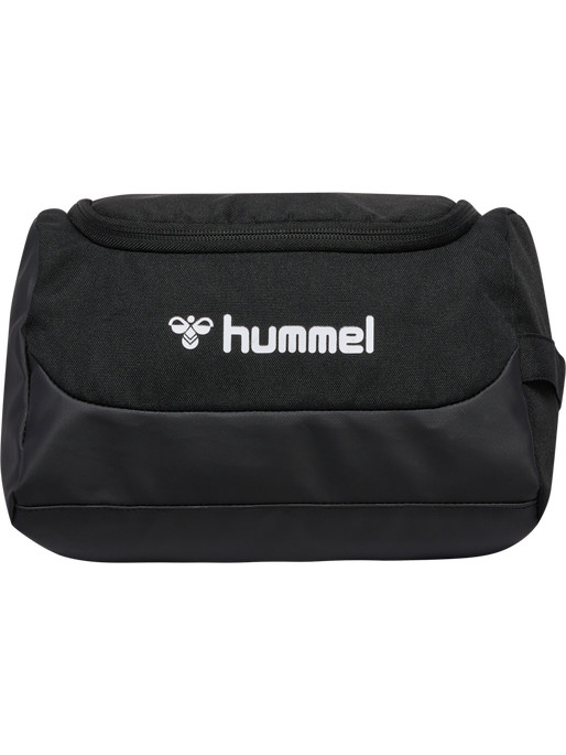 hmlLEAD TOILETRY BAG, BLACK, packshot