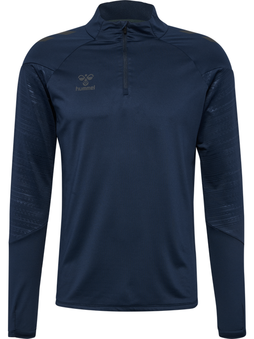 hmlPRO TRAINING HALF ZIP, MARINE, packshot