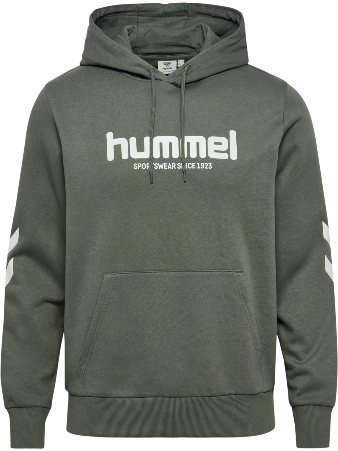 hmlLEGACY 2.0 HOODIE, CASTOR GRAY, packshot