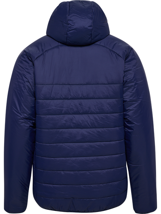 hmlGO QUILTED HOOD JACKET, MARINE, packshot
