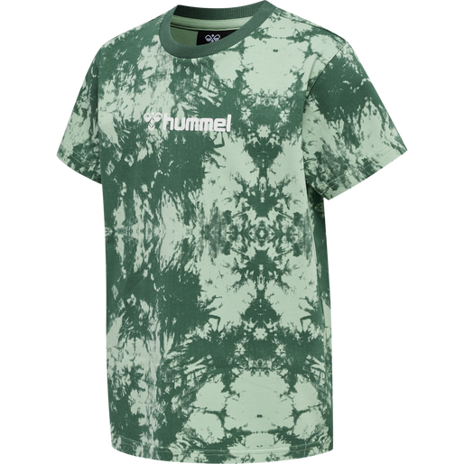 hmlBAY T-SHIRT S/S, SMOKE PINE, packshot