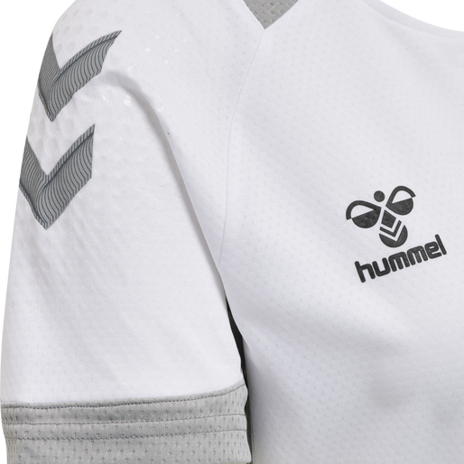 hmlLEAD WOMENS S/S POLY JERSEY, WHITE, packshot