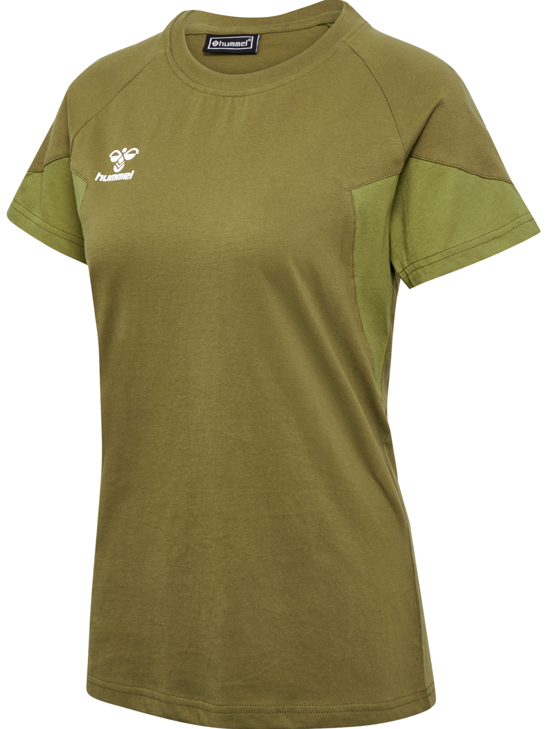 hmlTRAVEL T-SHIRT S/S WOMAN, MILITARY OLIVE, packshot
