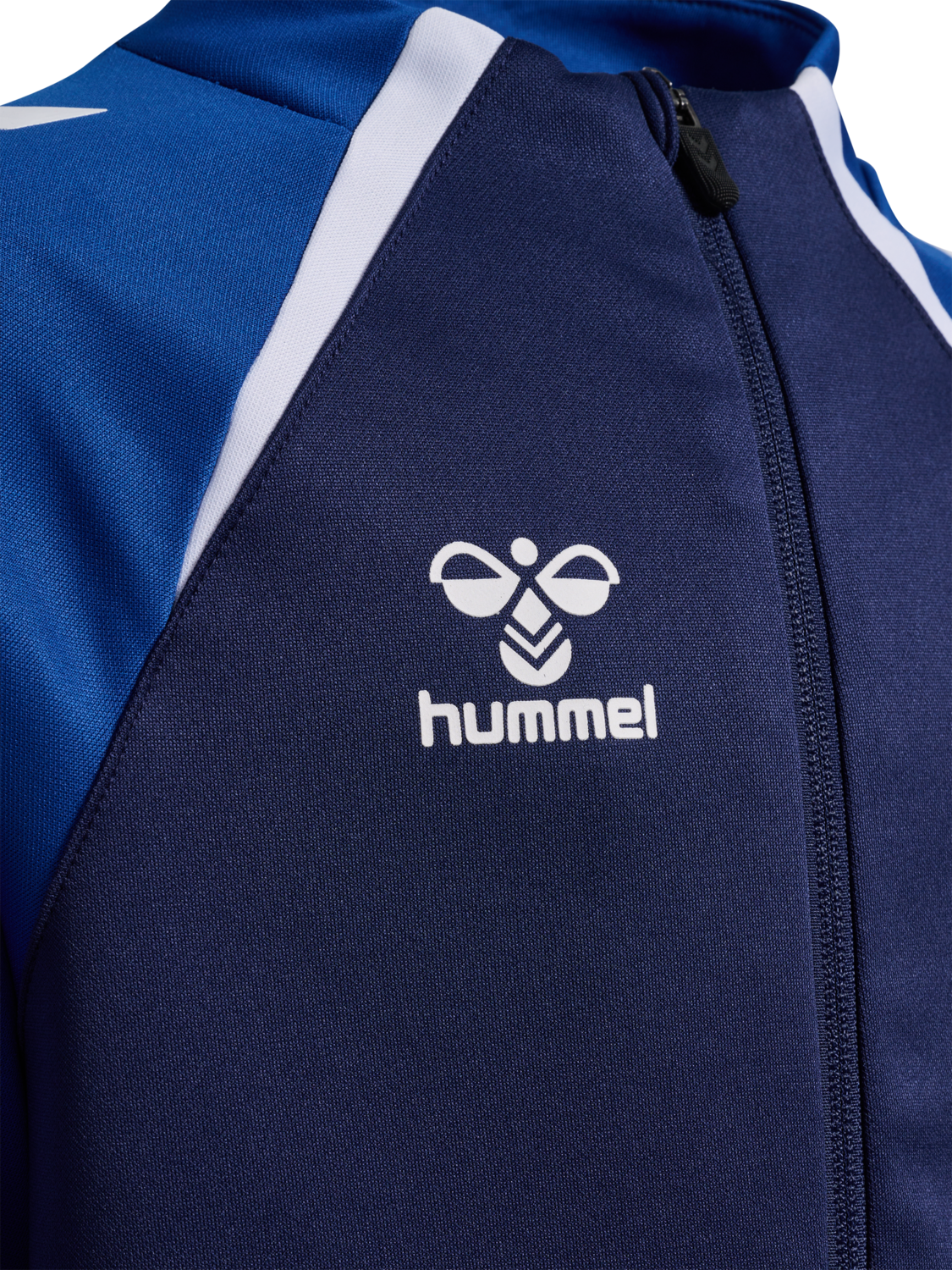 hmlLEAD 2.0 TRACK ZIP JACKET KIDS, MARINE/TRUE BLUE, packshot