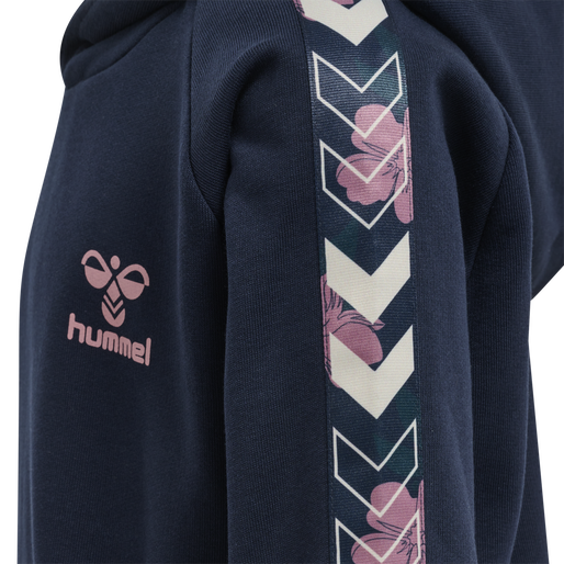 hmlZOE HOODIE SUIT, BLACK IRIS hmlZOE HOODIE SUIT, BLACK IRIS, packshot