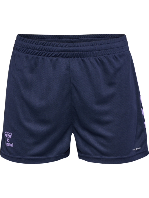hmlSTALTIC POLY SHORTS WOMAN, MARINE/PAISLEY PURPLE, packshot
