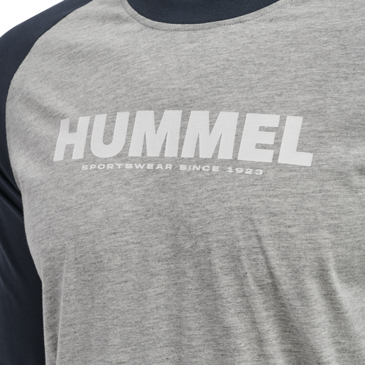 hmlLEGACY BLOCKED T-SHIRT L/S, BLUE NIGHTS hmlLEGACY BLOCKED T-SHIRT L/S, BLUE NIGHTS, packshot