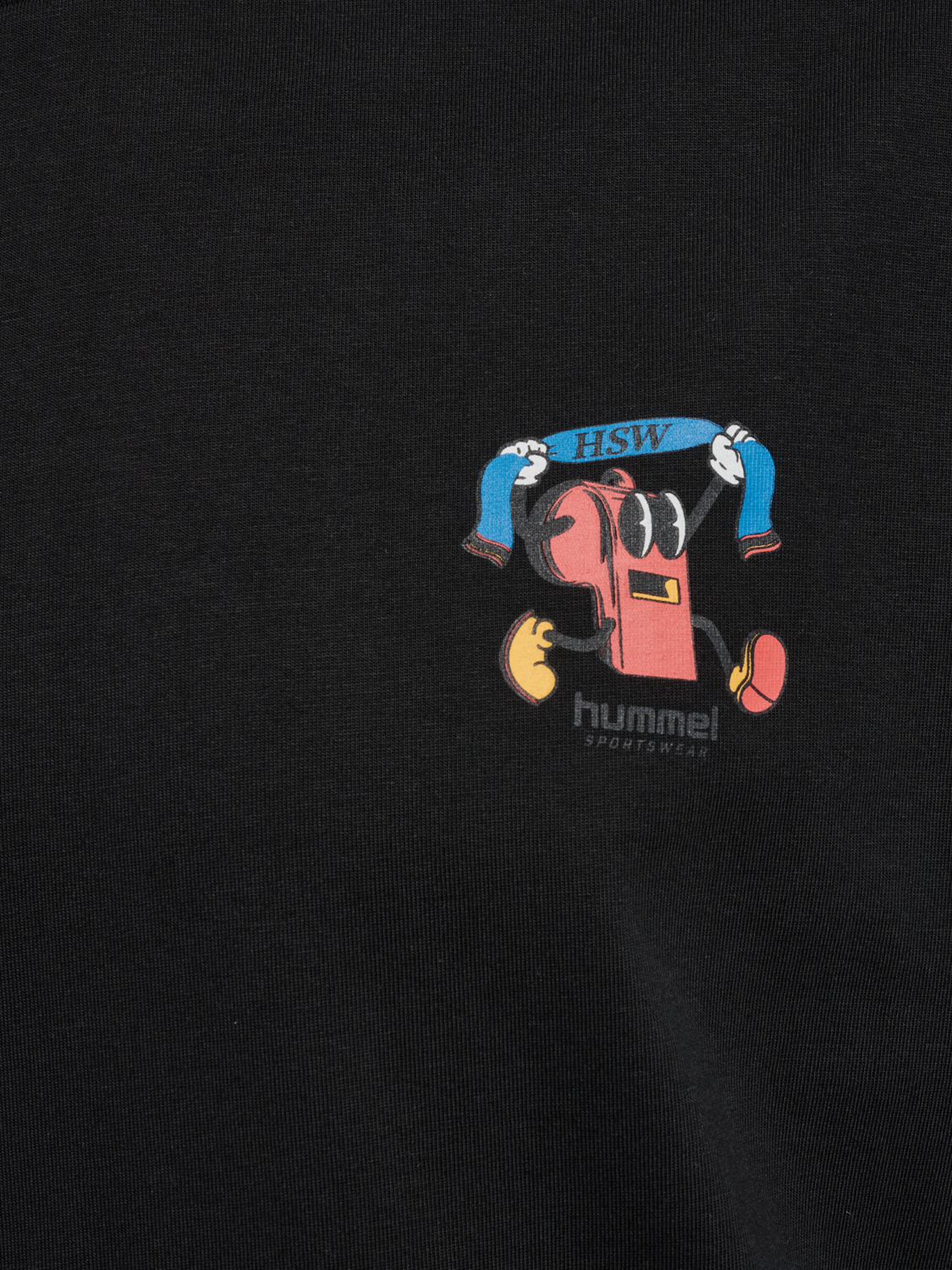 hmlLOOSE T-SHIRT S/S WHISTLE, BLACK, packshot