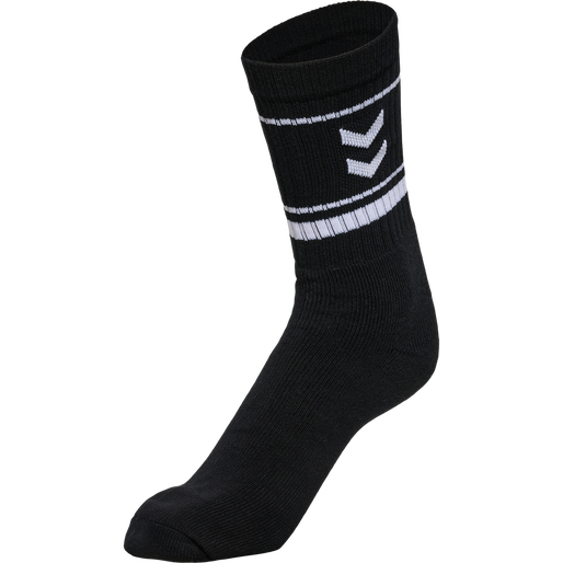hmlSTRIPE CREW 3-PACK SOCKS, BLACK hmlSTRIPE CREW 3-PACK SOCKS, BLACK, packshot
