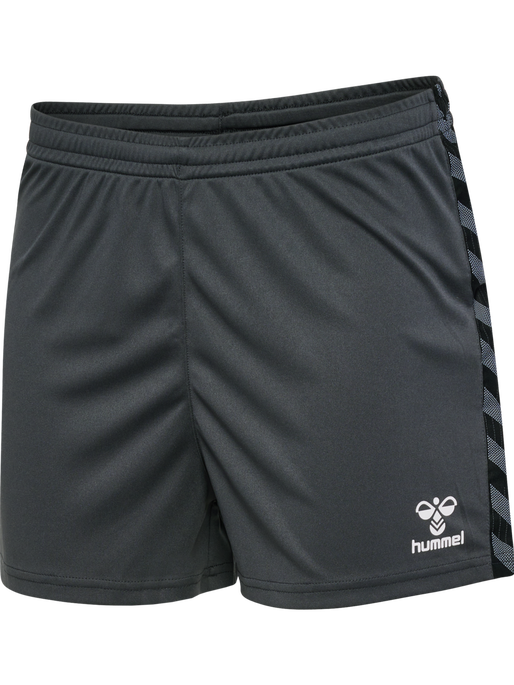 hmlAUTHENTIC PL SHORTS WOMAN, ASPHALT, packshot
