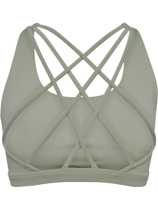 hmlHIIT IMPACT STRAP BRA, SEAGRASS, packshot