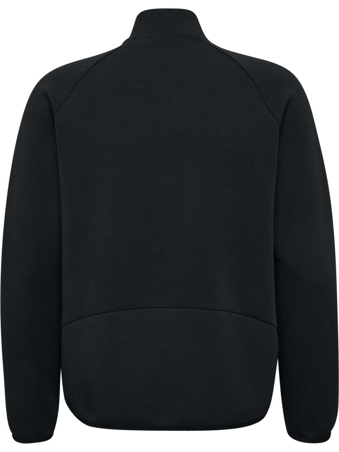 hmlTECH FLEECE HALFZIP, BLACK, packshot