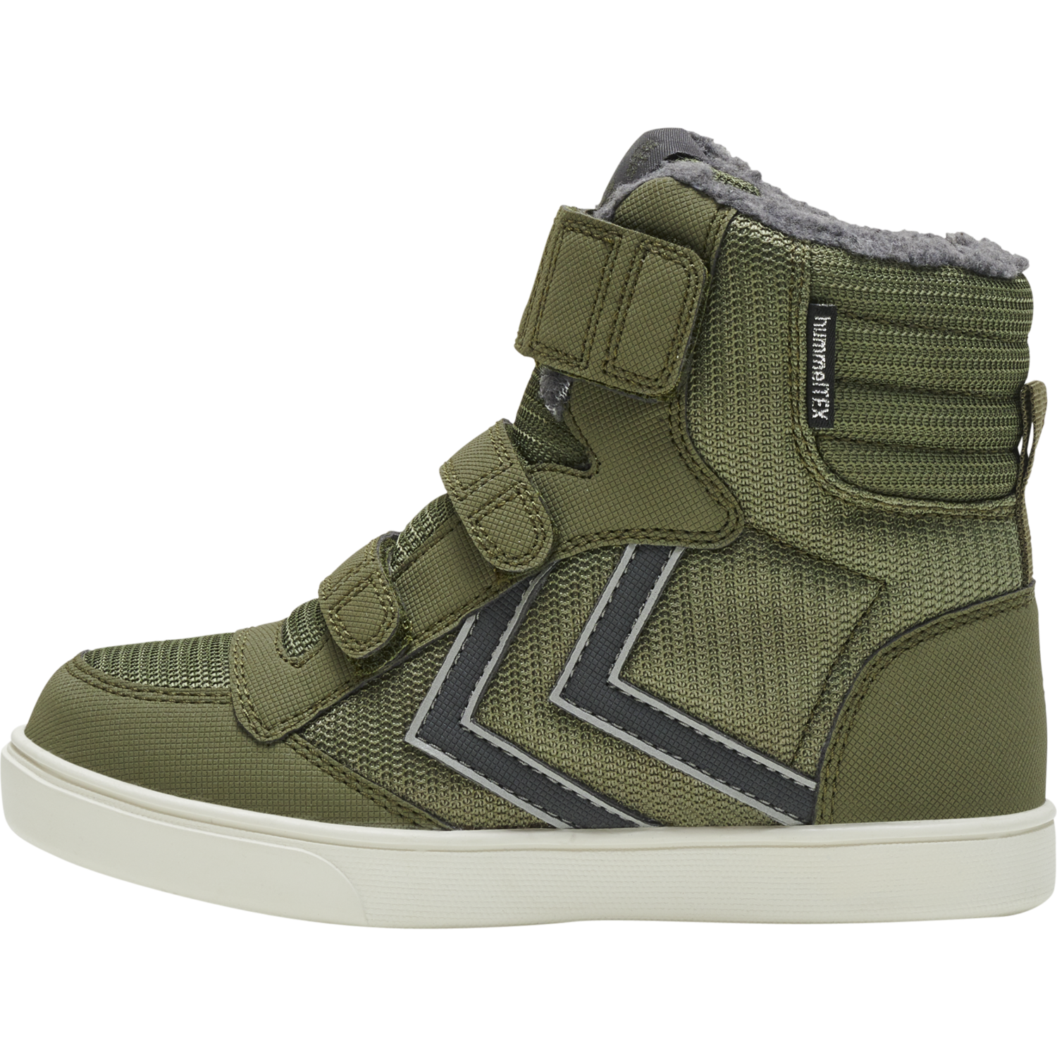 STADIL SUPER BOOT MID RECYCL TEX JR, DARK OLIVE, packshot