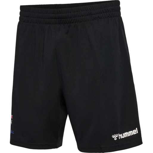 FFHB REFEREE POLY SHORTS, BLACK FFHB REFEREE POLY SHORTS, BLACK, packshot
