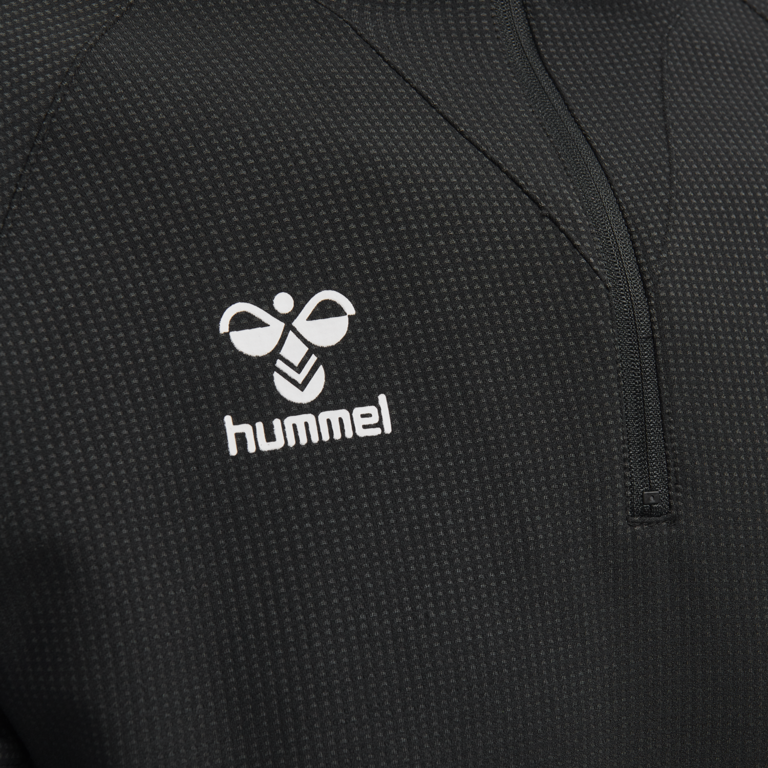 hmlLEAD PRO HALF ZIP, BLACK, packshot