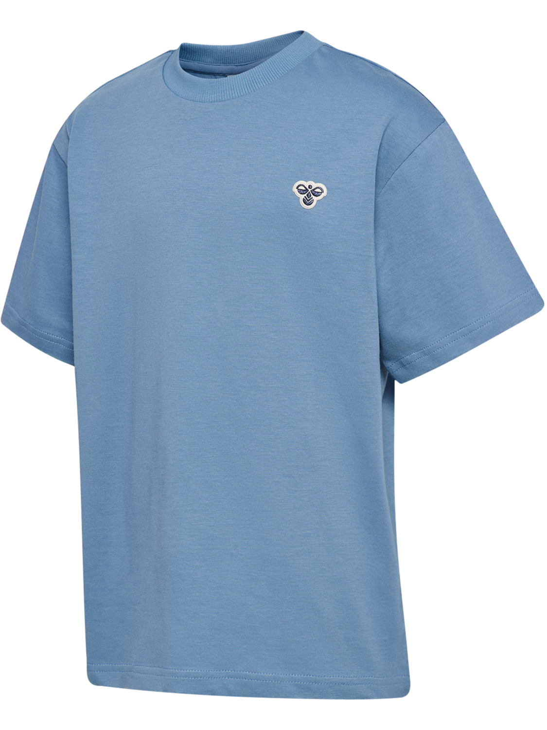 hmlJR LOOSE T-SHIRT S/S BEE, FADED DENIM, packshot