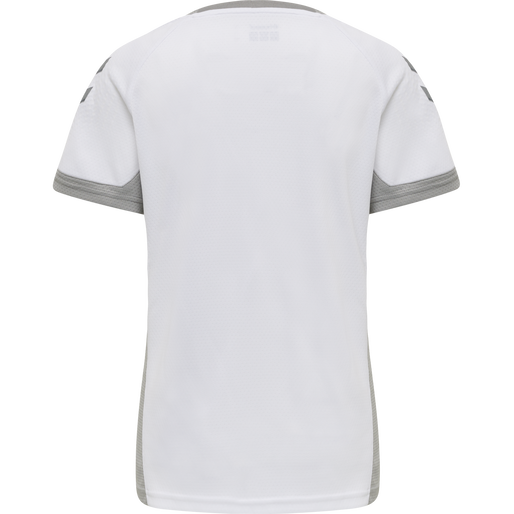 hmlLEAD WOMENS S/S POLY JERSEY, WHITE, packshot