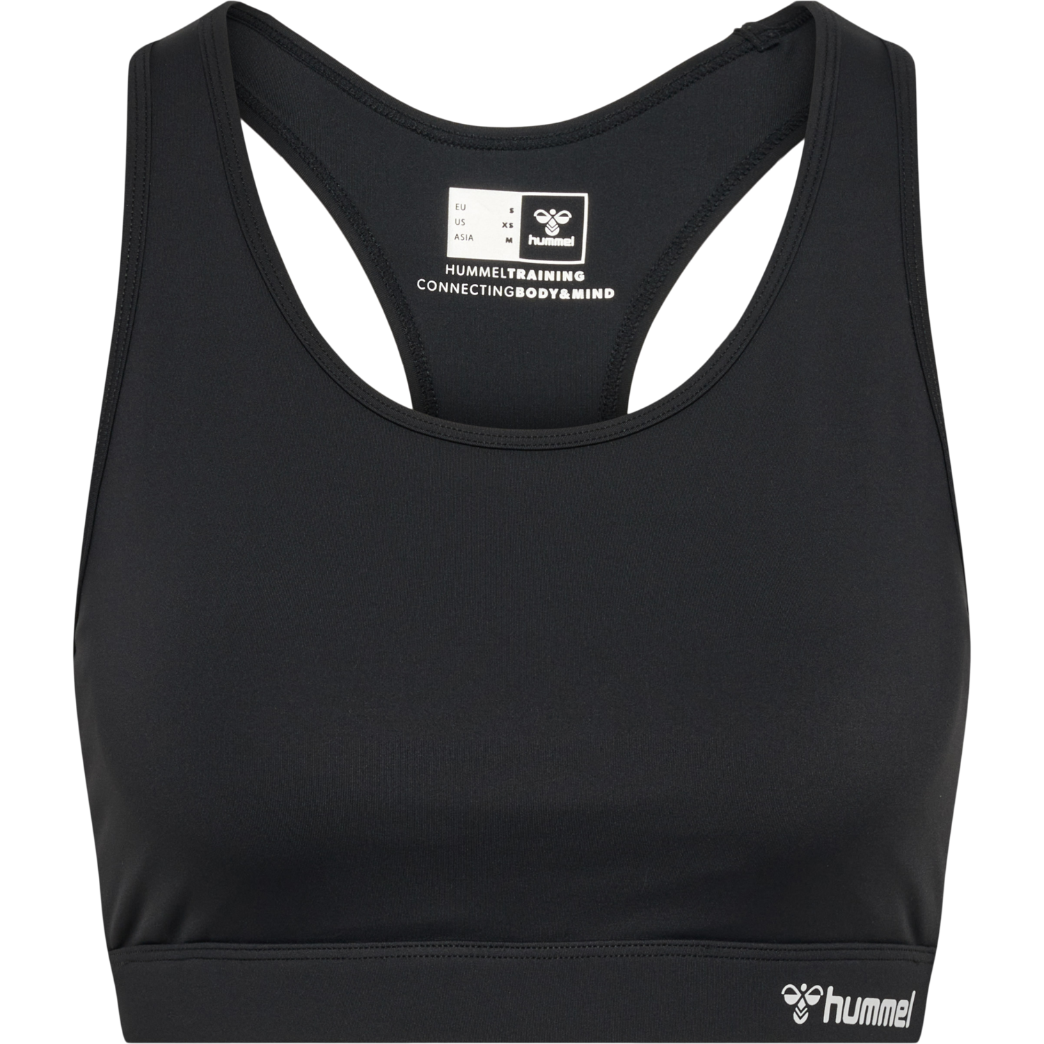 hmlMT ACTIVE SPORTS BRA, BLACK, packshot