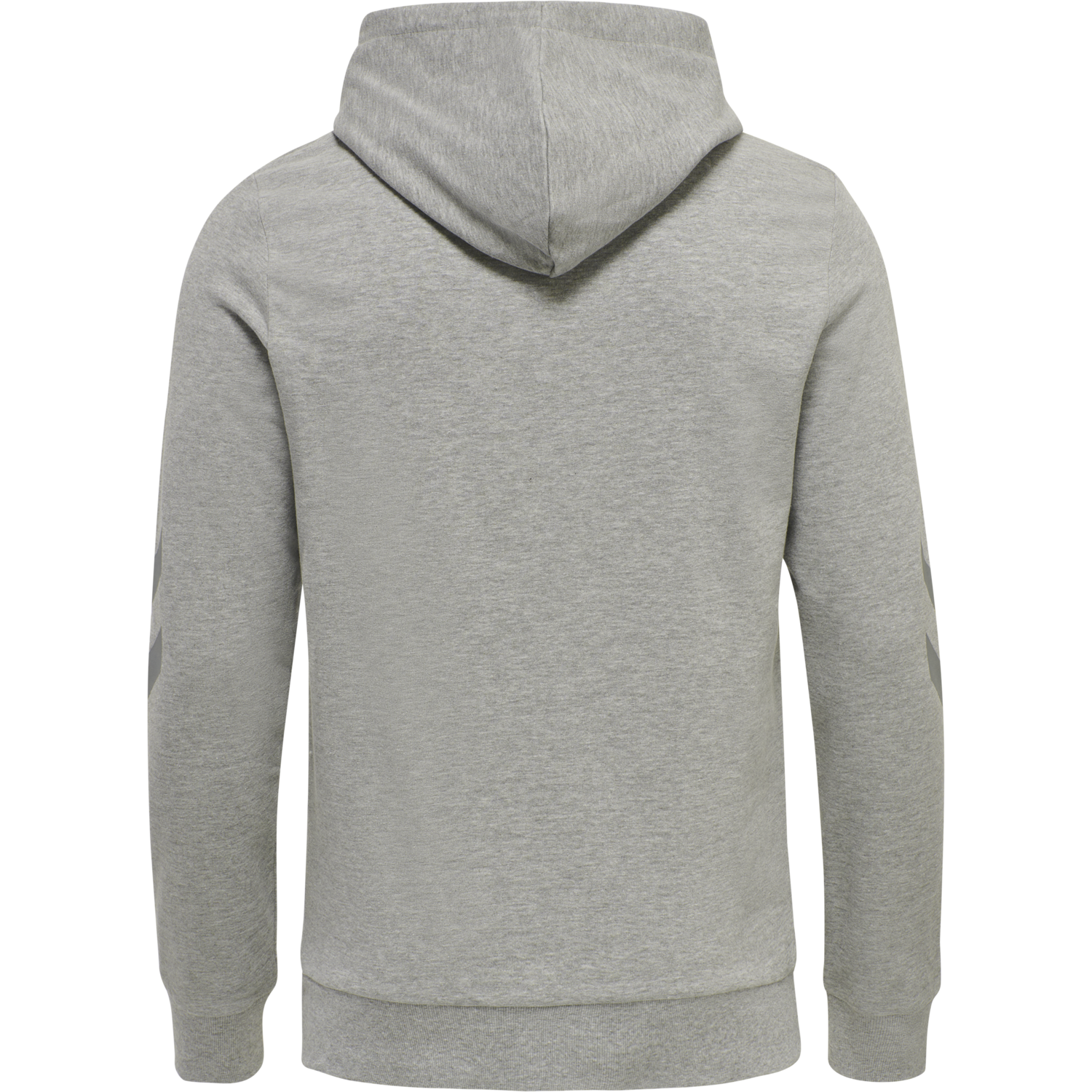hmlLEGACY LOGO HOODIE PLUS, GREY MELANGE, packshot