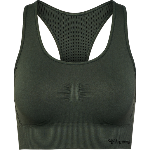 hmlMT SHAPING SEAMLESS SPORTS TOP, CLIMBING IVY, packshot