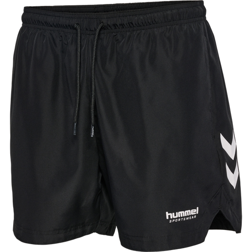 hmlNED SWIM SHORTS, BLACK, packshot