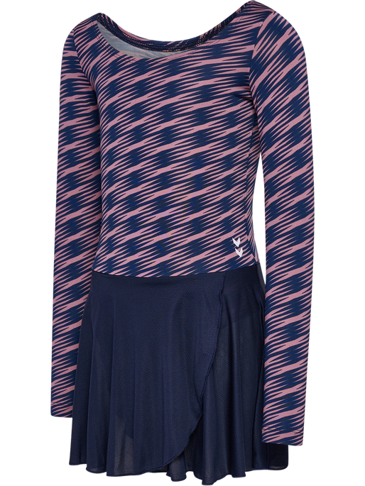 hmlJR MIX GYMSUIT L/S, WISTFUL MAUVE, packshot